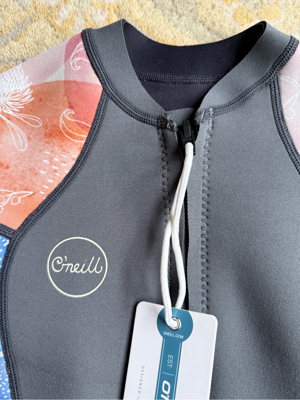 NWT O’Neill Women’s Bahia 2/1mm Front Zip Long Sleeve Surf/Wet Suit – Size 4 - Picture 4 of 12
